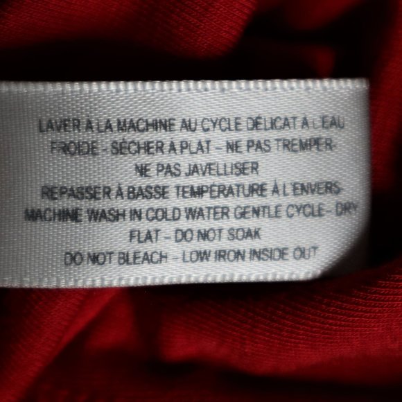 Orange Red 3/4 Sleeve V-Neck Top - Picture 6 of 6